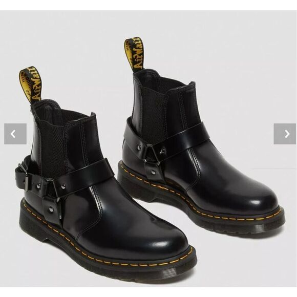 DR MARTENS NWB WINCOX Smooth Leather Buckle Boots - Picture 3 of 12